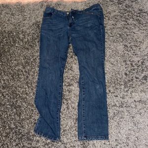 Faded glory straight jeans❗️broken zipper